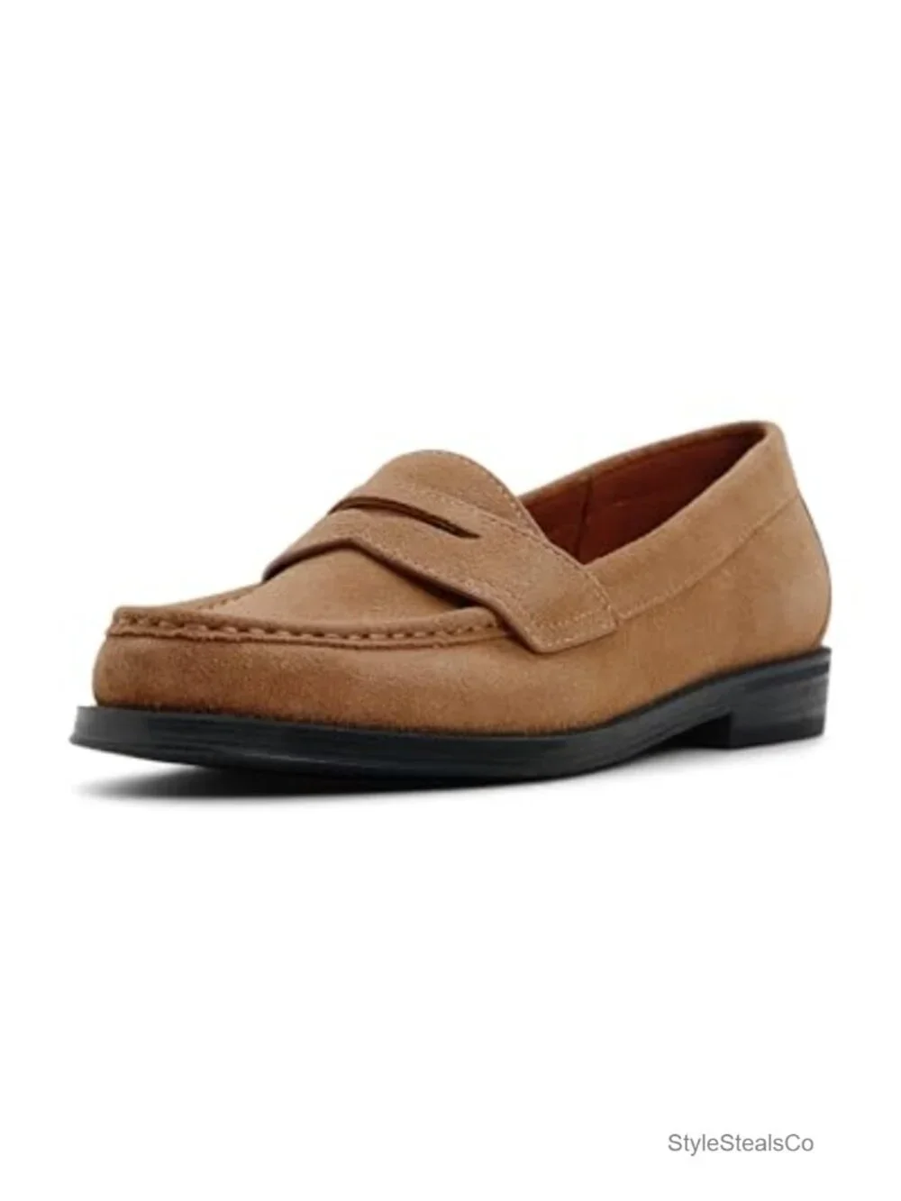 Premium Leather Penny Loafer with Flexible Rubber Outsole